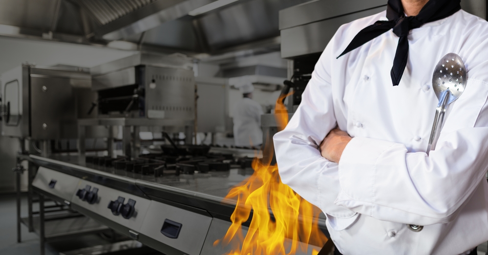 Fire safety in commercial kitchens achieved with hood suppression systems