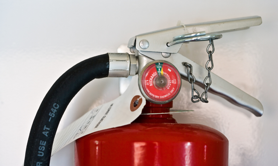 Fire extinguisher hoses are also tested during the hydrostatic testing of fire extinguishers.